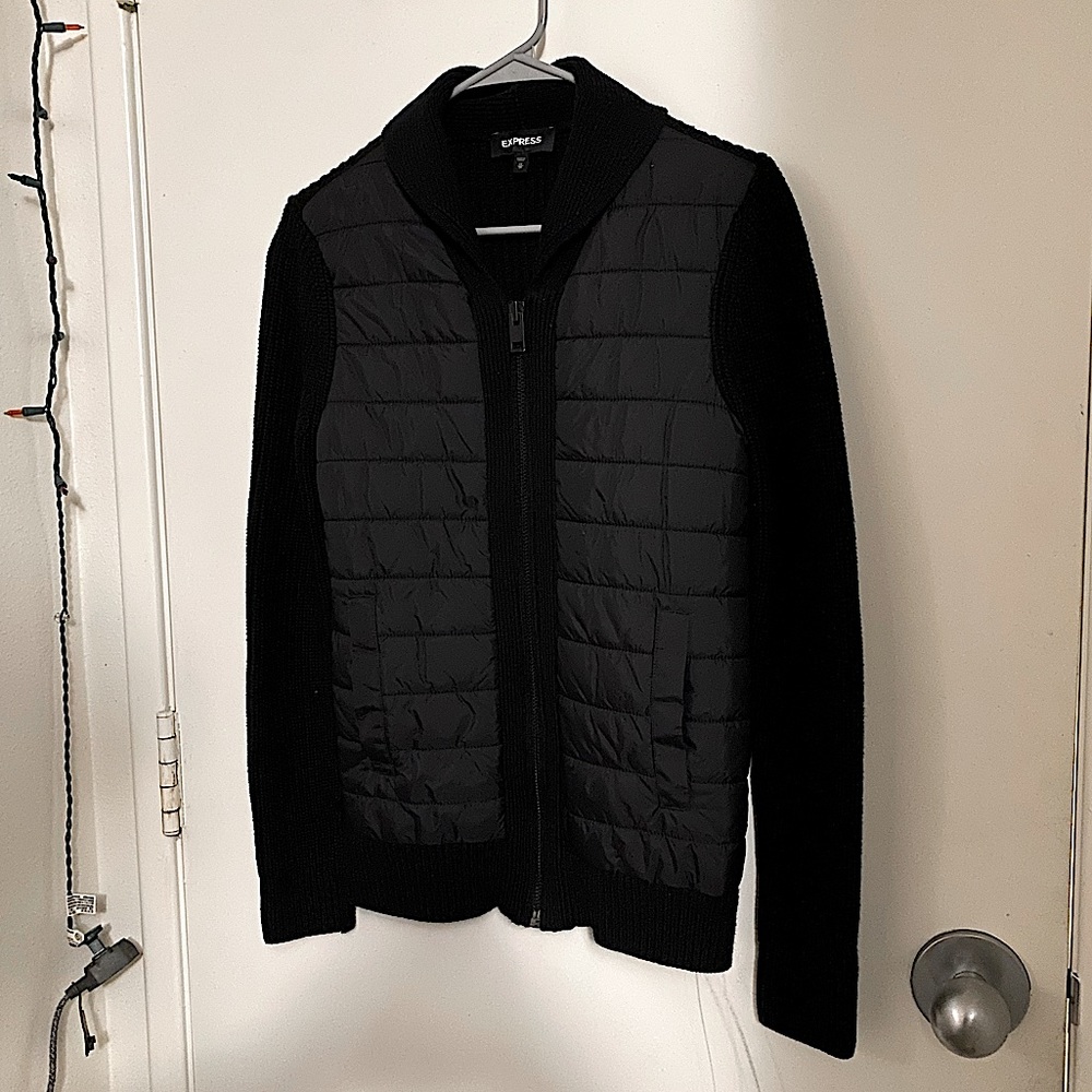 Express Men Black Cardigan